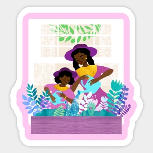 Outside Houseplants Sticker